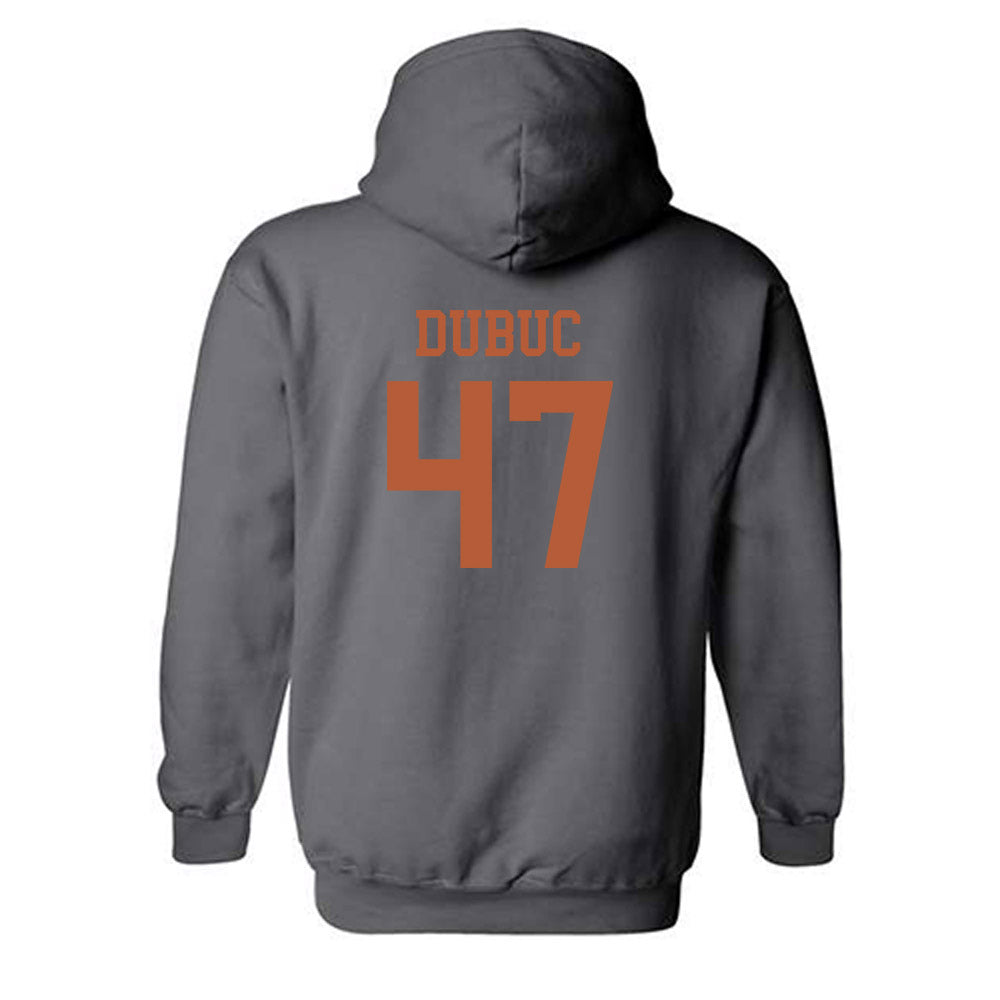 Texas - NCAA Football : Trey Dubuc - Classic Shersey Hooded Sweatshirt-1