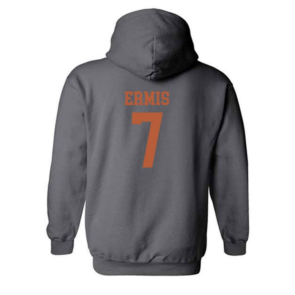 Texas - NCAA Baseball : Andrew Ermis - Classic Shersey Hooded Sweatshirt-1