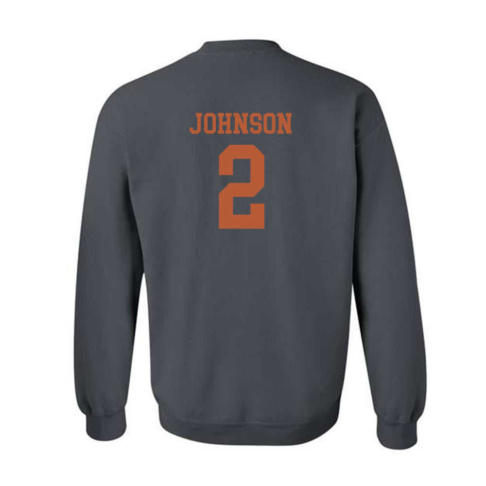 Texas - NCAA Men's Basketball : Isaiah Johnson - Classic Shersey Crewneck Sweatshirt-1