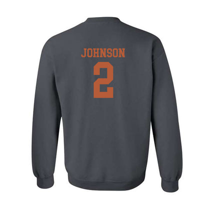 Texas - NCAA Men's Basketball : Isaiah Johnson - Classic Shersey Crewneck Sweatshirt-1