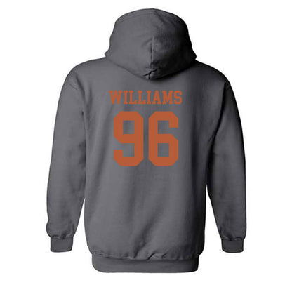 Texas - NCAA Football : Zion Williams - Classic Shersey Hooded Sweatshirt-1