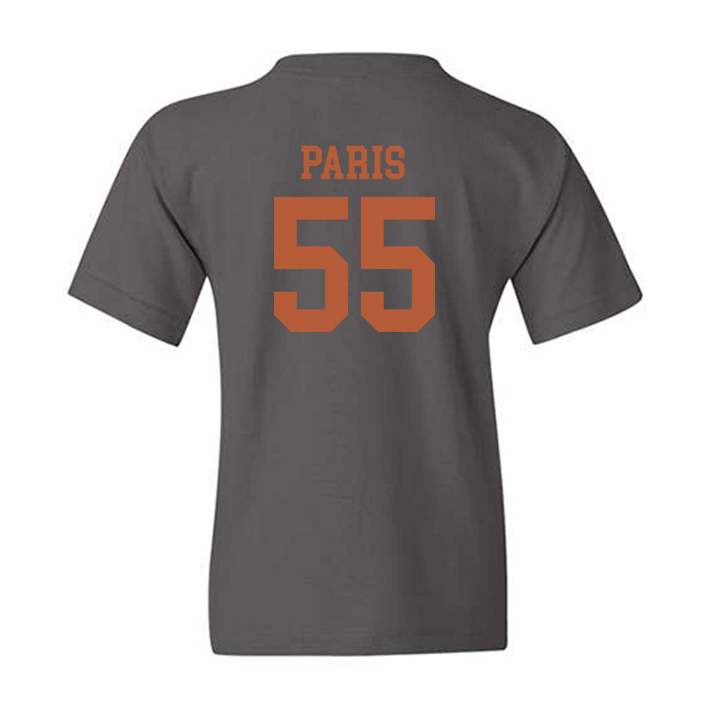 Texas - NCAA Baseball : Jack Paris - Classic Shersey Youth T-Shirt-1