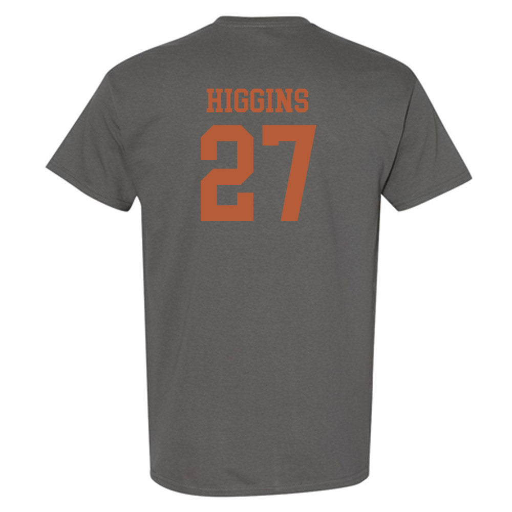 Texas - NCAA Baseball : Cal Higgins - Classic Shersey T-Shirt-1