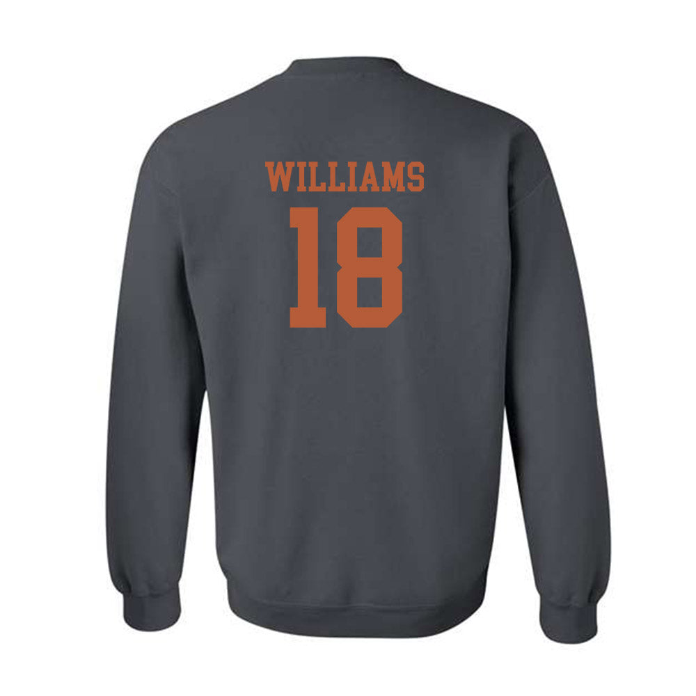 Texas - NCAA Women's Soccer : Kendell Williams - Classic Shersey Crewneck Sweatshirt-1