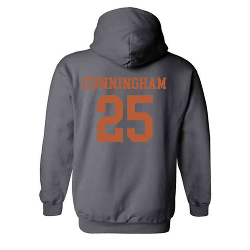 Texas - NCAA Women's Basketball : Breya Cunningham - Classic Shersey Hooded Sweatshirt-1