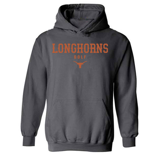 Texas - NCAA Men's Golf : Adam Villanueva - Classic Shersey Hooded Sweatshirt-0