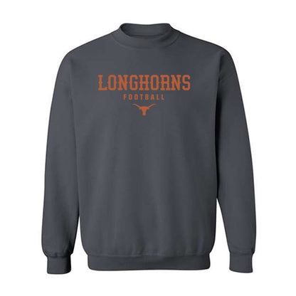 Texas - NCAA Football : Derrek Cooper jr - Classic Shersey Crewneck Sweatshirt-0