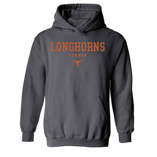 Texas - NCAA Women's Tennis : Salma Drugdova - Classic Shersey Hooded Sweatshirt-0