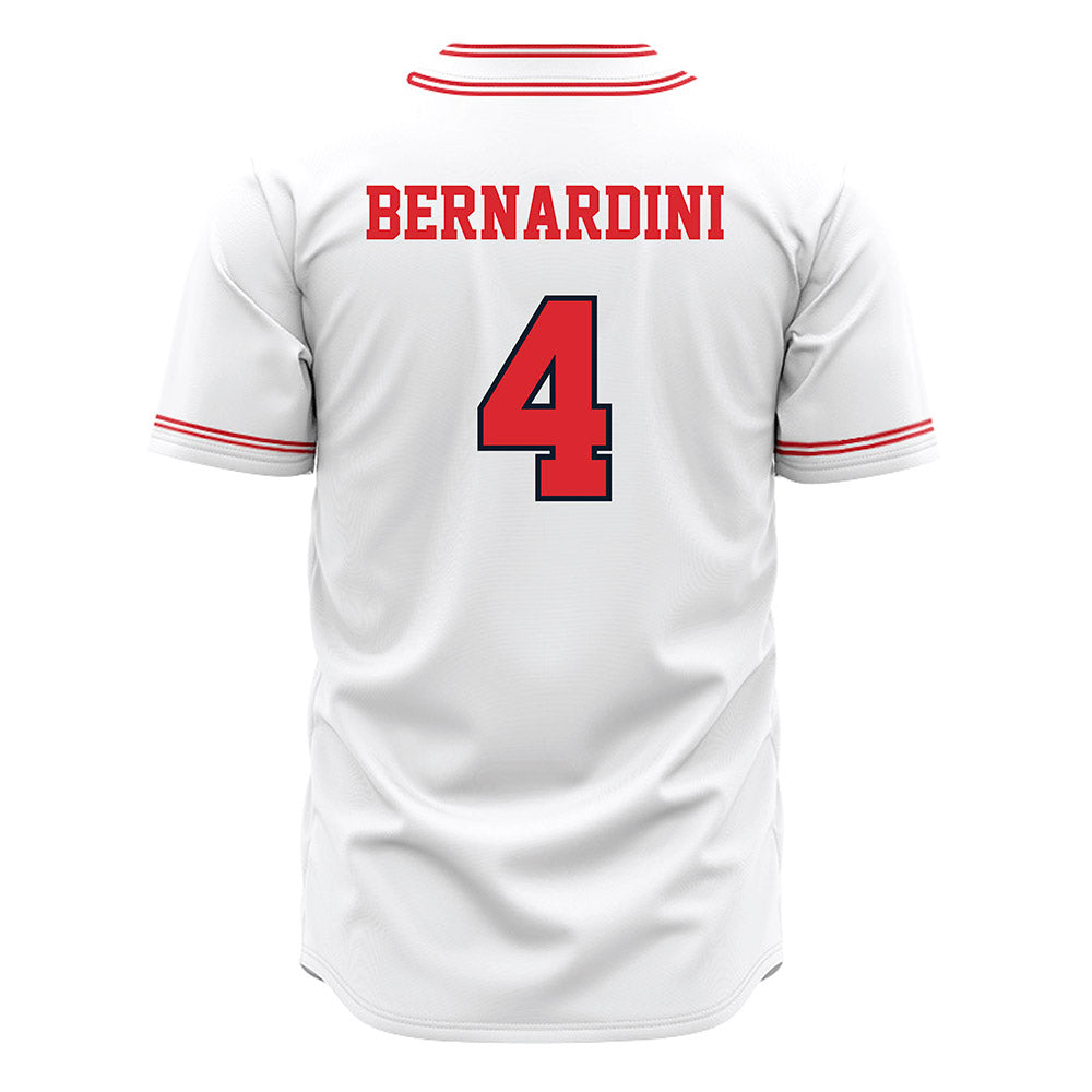 St. Johns - NCAA Baseball : Cristian Bernardini - White Jersey