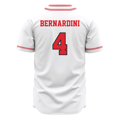 St. Johns - NCAA Baseball : Cristian Bernardini - White Jersey