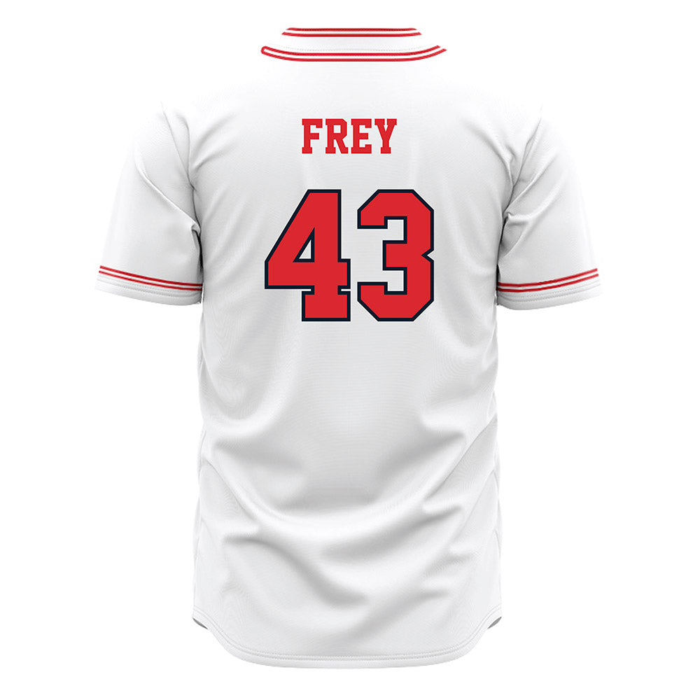 St. Johns - NCAA Baseball : Ayden Frey - White Jersey-1