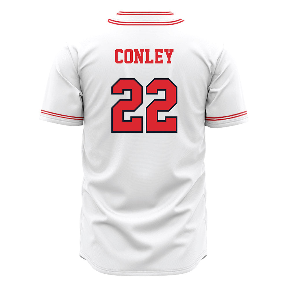 St. Johns - NCAA Baseball : Tommy Conley - White Jersey-1