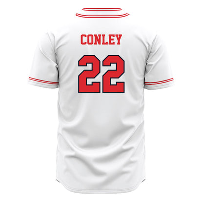 St. Johns - NCAA Baseball : Tommy Conley - White Jersey-1