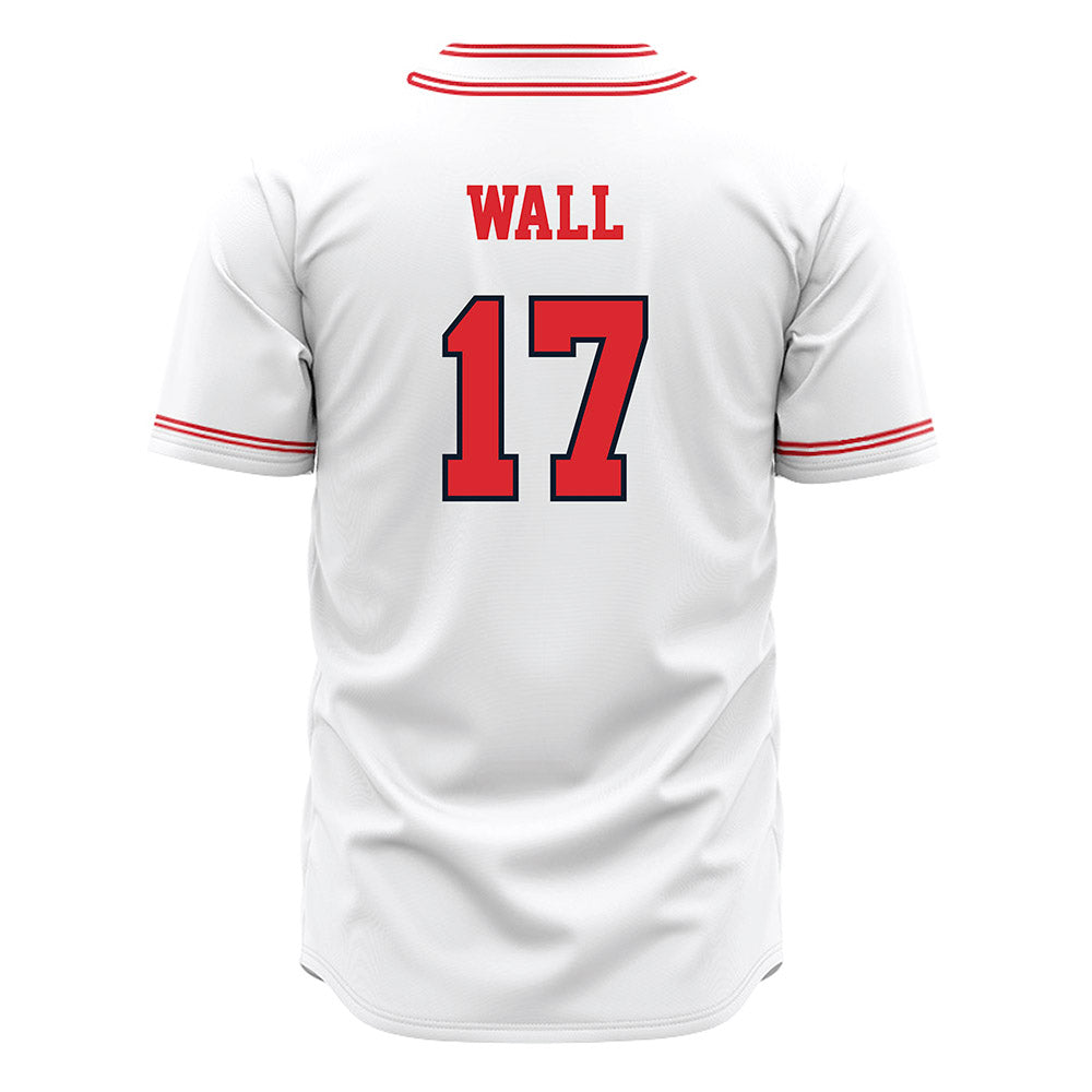 St. Johns - NCAA Baseball : Carter Wall - White Jersey-1