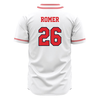 St. Johns - NCAA Baseball : Nick Romer - White Jersey-1