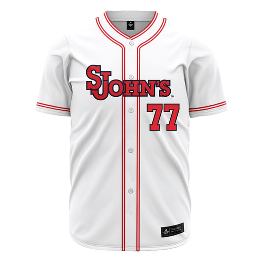 St. Johns - NCAA Baseball : Adrian Tavarez - White Jersey-0