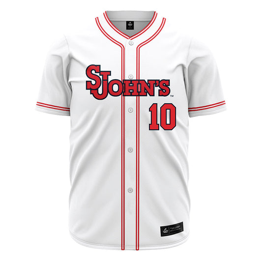 St. Johns - NCAA Baseball : Dylan Johnson - White Jersey