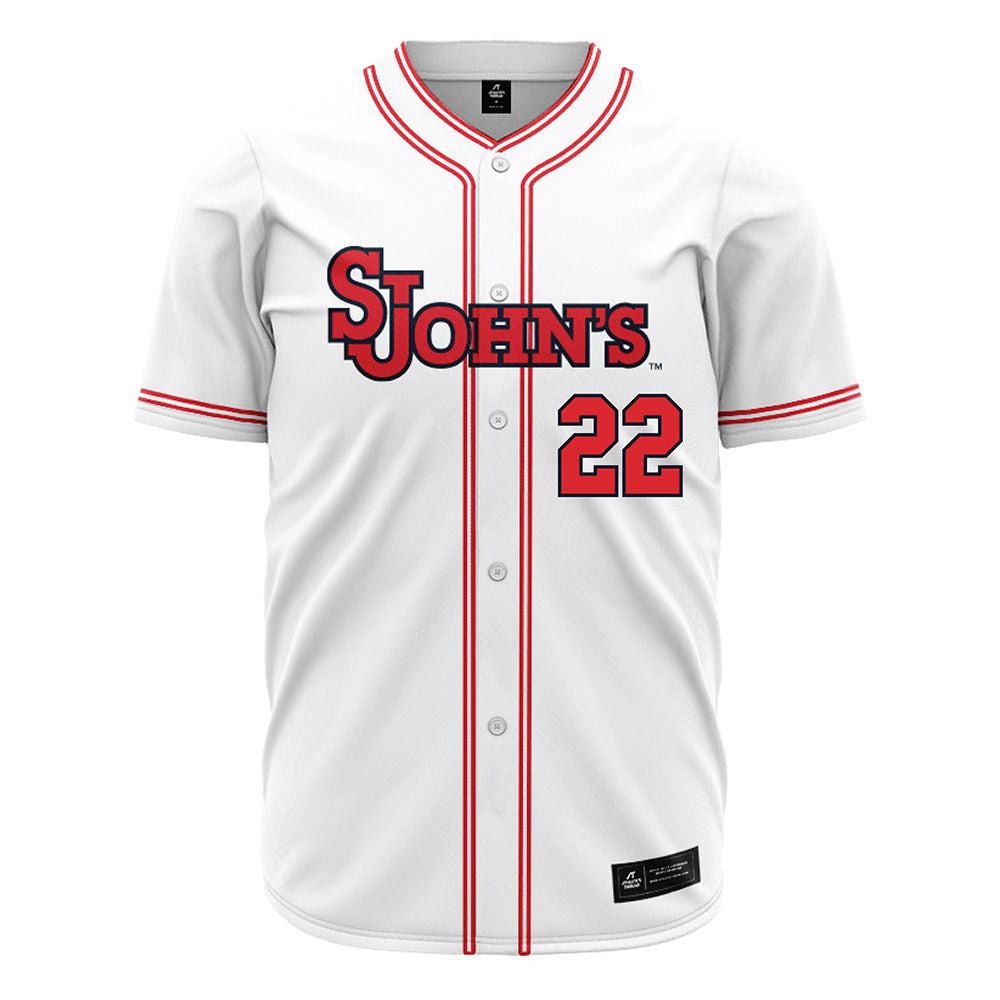 St. Johns - NCAA Baseball : Tommy Conley - White Jersey-0