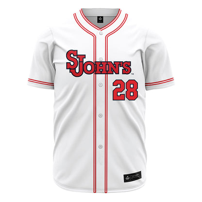 St. Johns - NCAA Baseball : Jack Nestler - White Jersey-0