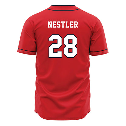 St. Johns - NCAA Baseball : Jack Nestler - Red Jersey-1