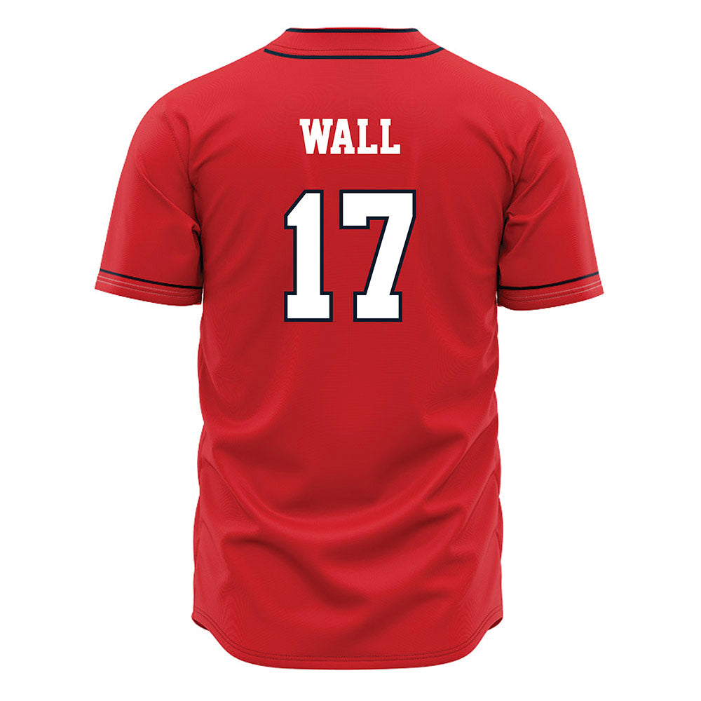 St. Johns - NCAA Baseball : Carter Wall - Red Jersey-1