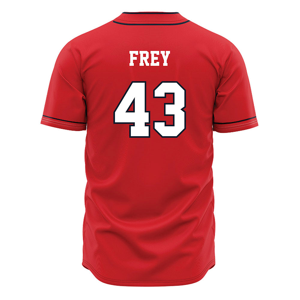 St. Johns - NCAA Baseball : Ayden Frey - Red Jersey-1