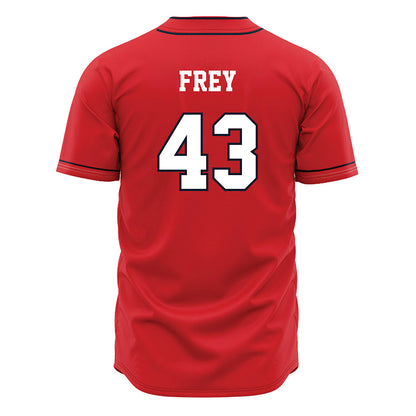 St. Johns - NCAA Baseball : Ayden Frey - Red Jersey-1