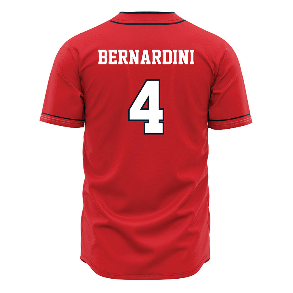 St. Johns - NCAA Baseball : Cristian Bernardini - Red Jersey