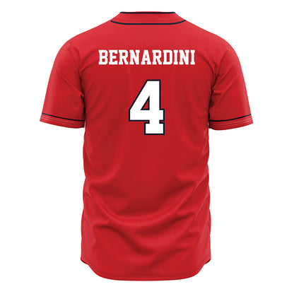 St. Johns - NCAA Baseball : Cristian Bernardini - Red Jersey
