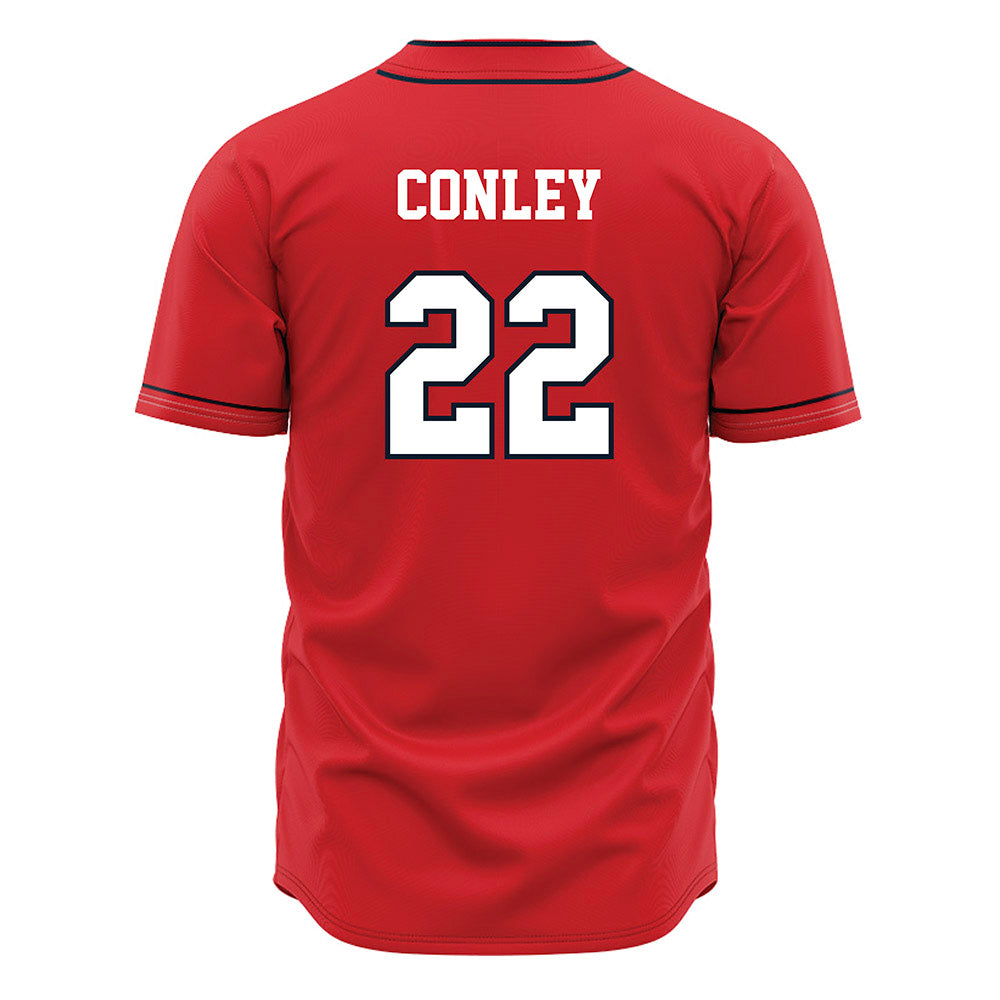 St. Johns - NCAA Baseball : Tommy Conley - Red Jersey-1