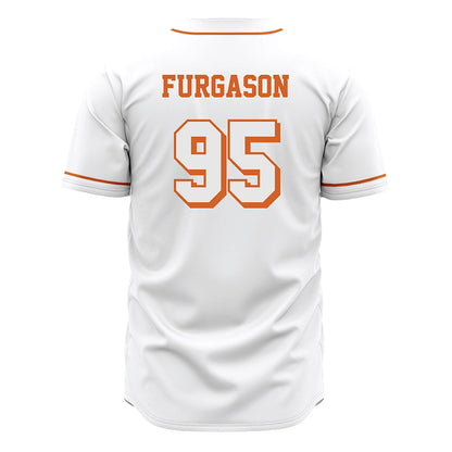 Texas - NCAA Baseball : Jadyn Furgason - White Jersey-1