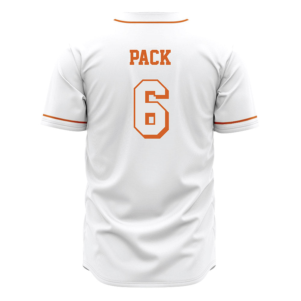 Texas - NCAA Baseball : Anthony Pack - White Jersey-1