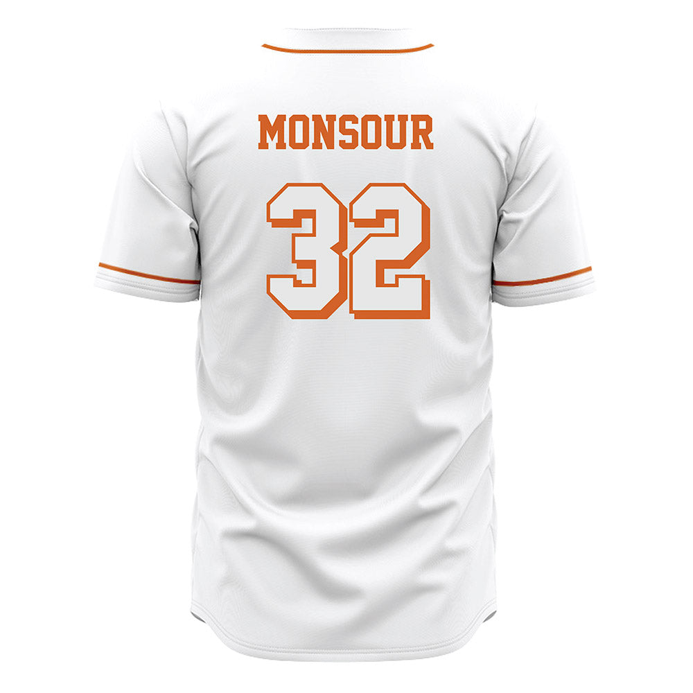 Texas - NCAA Baseball : Maddox Monsour - White Jersey-1