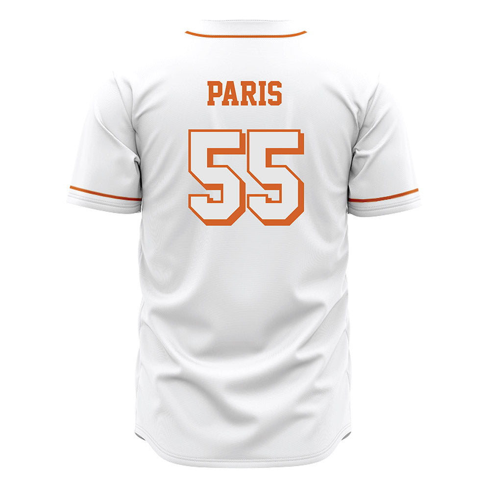 Texas - NCAA Baseball : Jack Paris - White Jersey-1