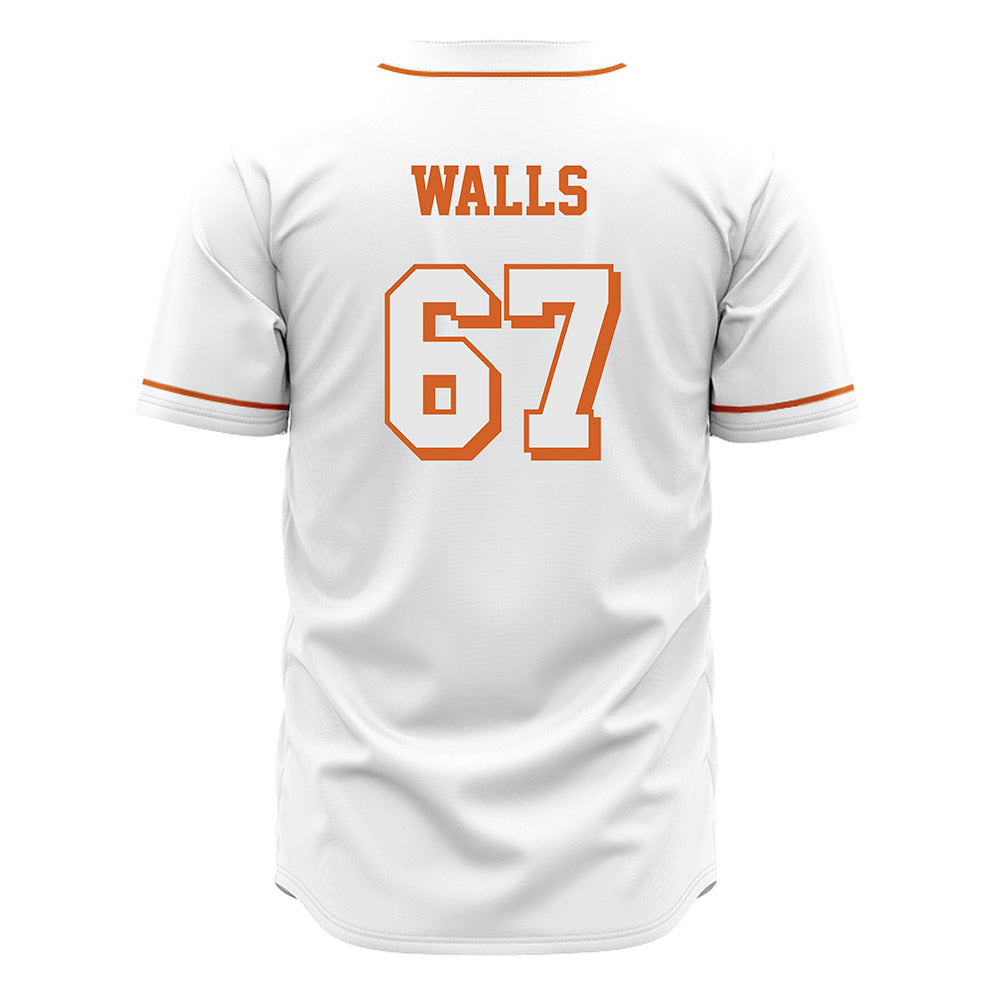 Texas - NCAA Baseball : Brody Walls - White Jersey-1