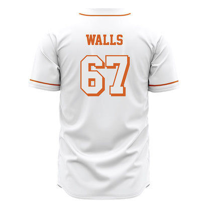 Texas - NCAA Baseball : Brody Walls - White Jersey-1
