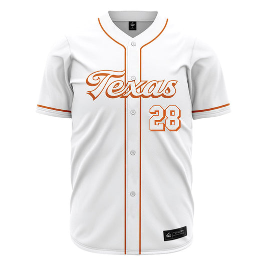 Texas - NCAA Baseball : Grady Westphal - White Jersey-0