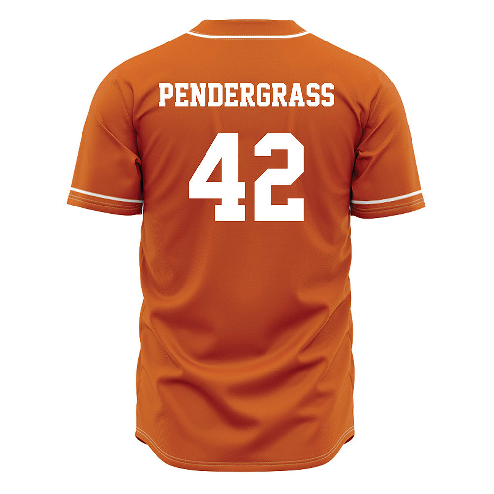 Texas - NCAA Baseball : Dariyan Pendergrass - Orange Jersey-1