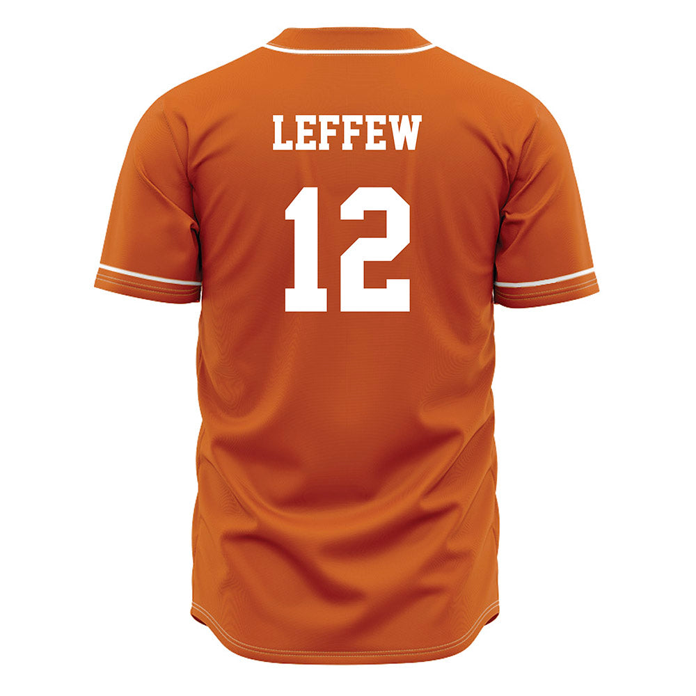 Texas - NCAA Baseball : Haiden Leffew - Orange Jersey-1