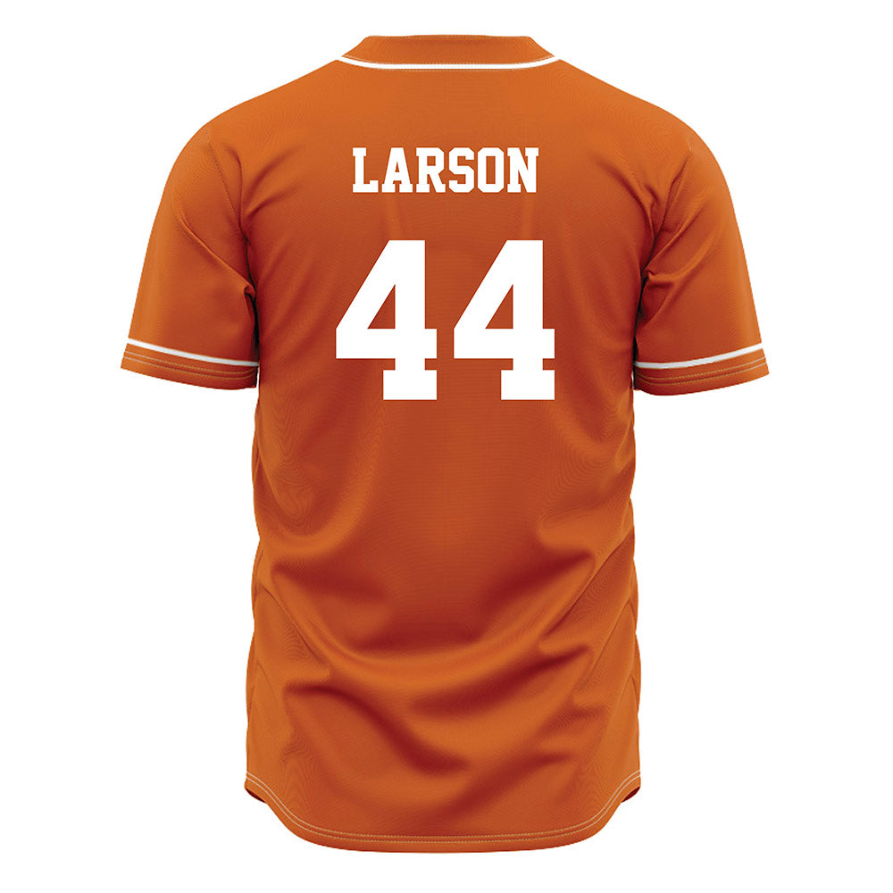 Texas - NCAA Baseball : Ashton Larson - Orange Jersey-1