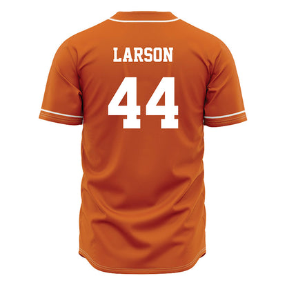 Texas - NCAA Baseball : Ashton Larson - Orange Jersey-1