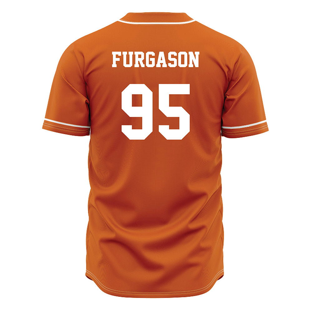 Texas - NCAA Baseball : Jadyn Furgason - Orange Jersey-1