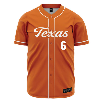 Texas - NCAA Baseball : Anthony Pack - Orange Jersey-0
