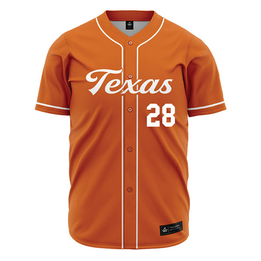 Texas - NCAA Baseball : Grady Westphal - Orange Jersey-0