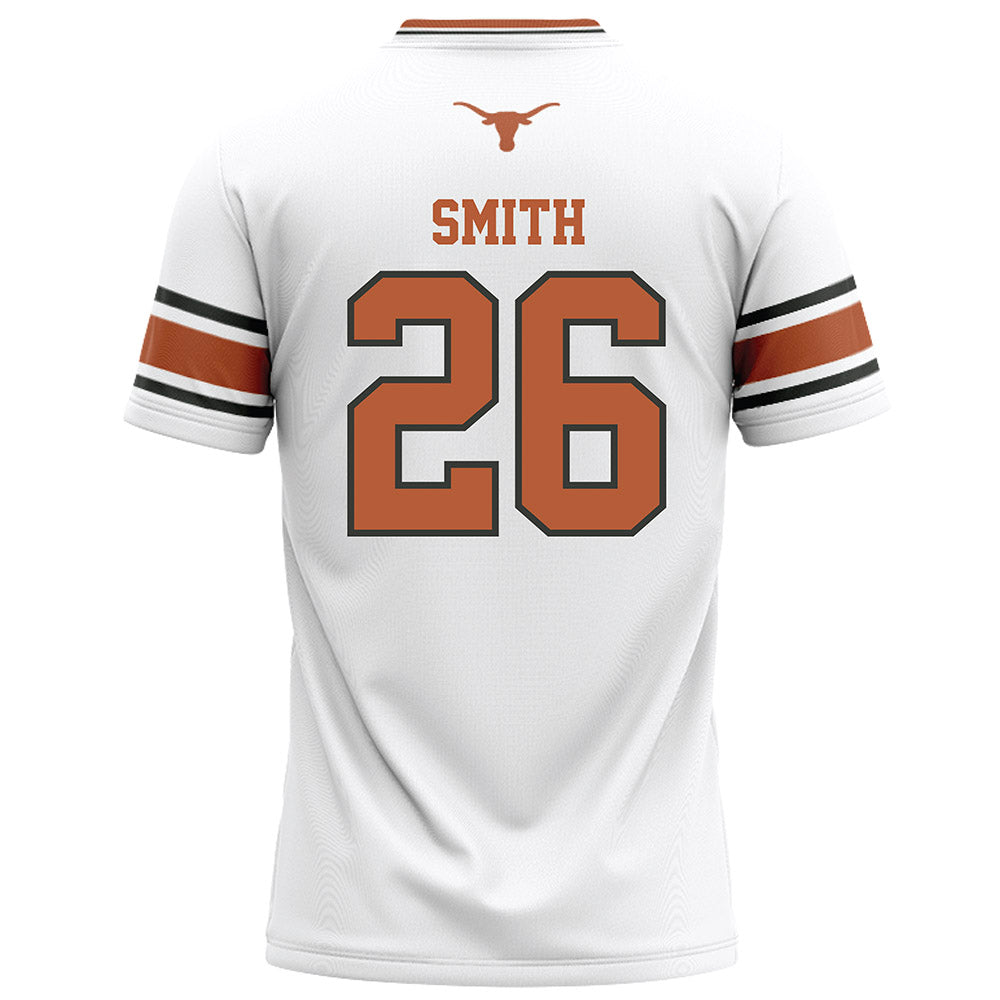 Texas - NCAA Football : TyAnthony Smith - White Football Jersey-1