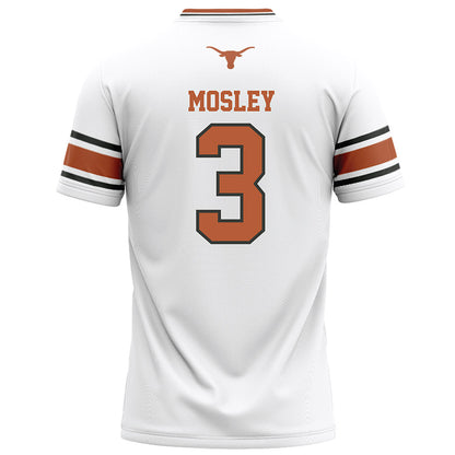 Texas - NCAA Football : Emmett Mosley - White Football Jersey-1