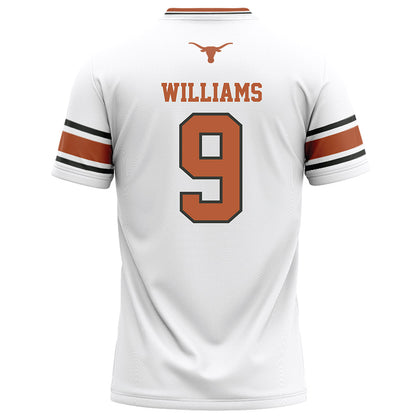 Texas - NCAA Football : Jonah Williams - White Football Jersey-1