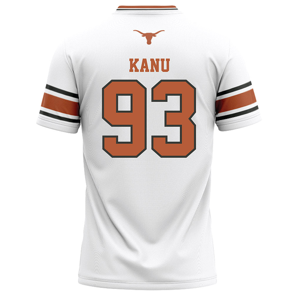Texas - NCAA Football : Hero Kanu - White Football Jersey-1