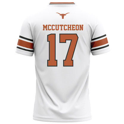 Texas - NCAA Football : Daylan McCutcheon - White Football Jersey-1