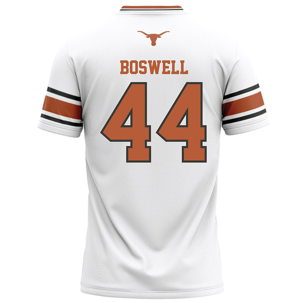 Texas - NCAA Football : Markus Boswell - White Football Jersey-1